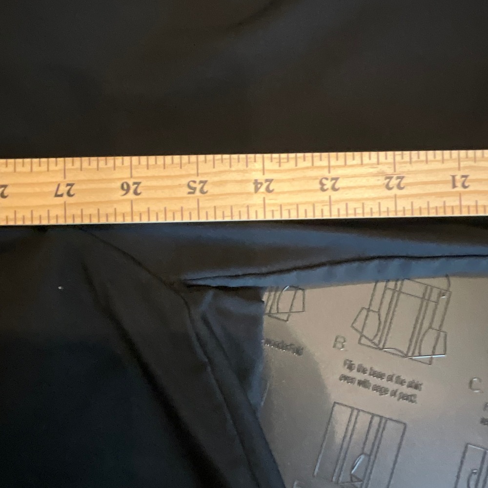 Chicos Black Straight Leg Pull On Career Pants Womens Sz 0.5R Us 6 Casual Office - Picture 5 of 9